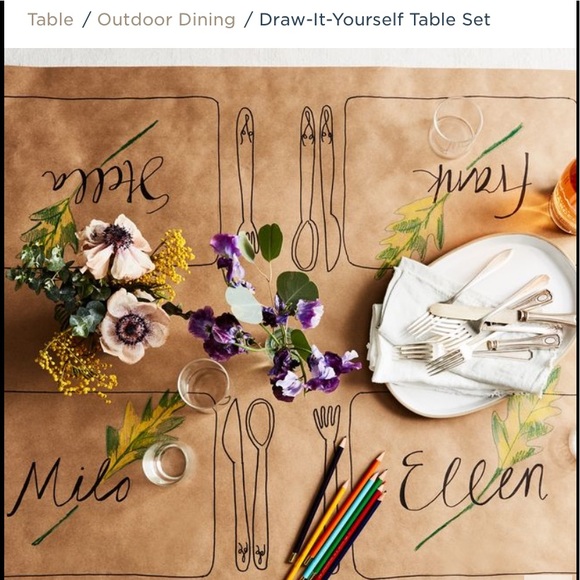 NWT HESTER & COOK Paper Table Runner Roll Paper 30"W x 25'L - Picture 2 of 8